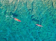 Great-sea-colour-on-kayak-tour-from-Split