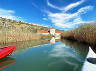 Pantan-beach-sea-kayaking-from-Split-Croatia