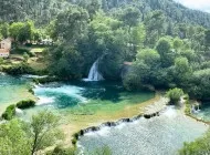 View-on-waterfalls-Krka-from-Split-Croatia